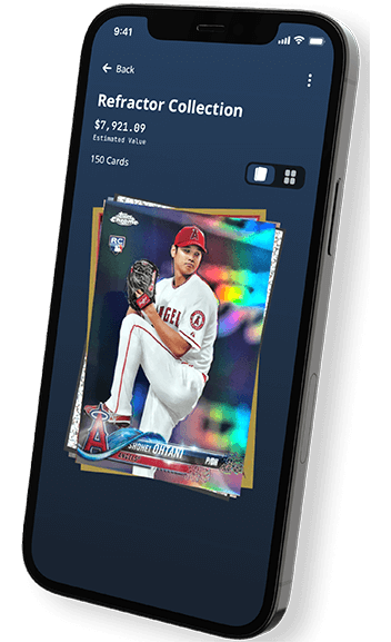 Refractor Baseball Trading Cards In A Ludex Collection