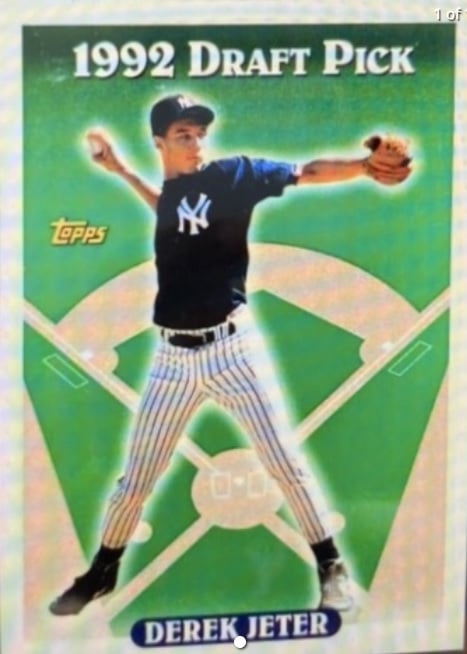 1993 Topps 98 Derek Jeter Rookie Card