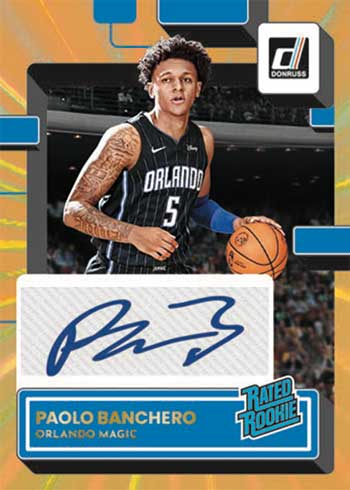 2022 23 Donruss Basketball Rated Rookie Signatures Gold Laser