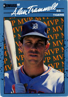 1990 Donruss Blue Test Alan Trammell