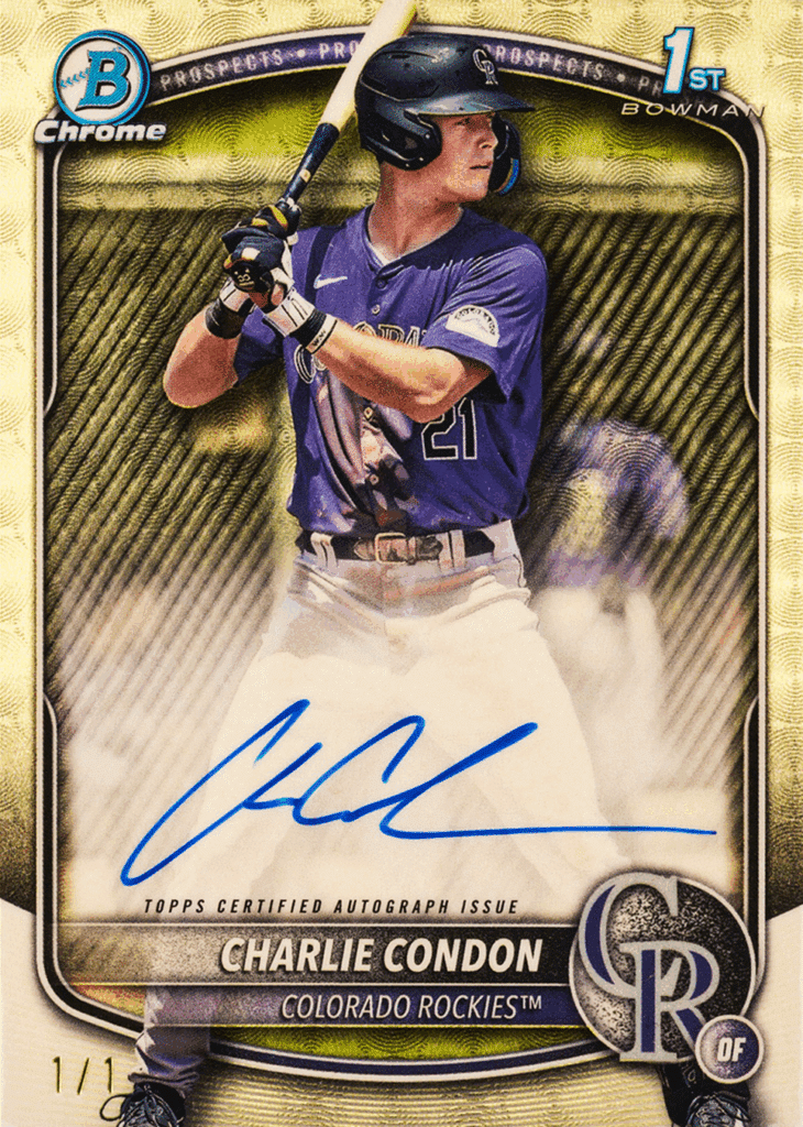 Charlie Condon 1/1 1st Bowman