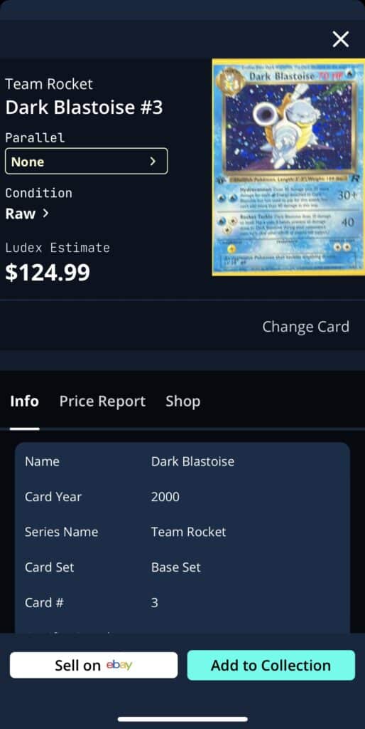 Team Rocket Dark Blastoise