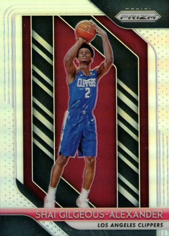 Shai Gilgeous-Alexander 2018 Panini Silver Prizm card