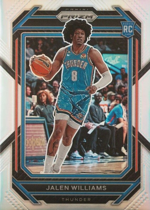 Jalen Williams 2022 Panini Silver Prizm card