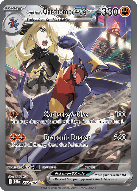 Cynthia's Garchomp ex #232