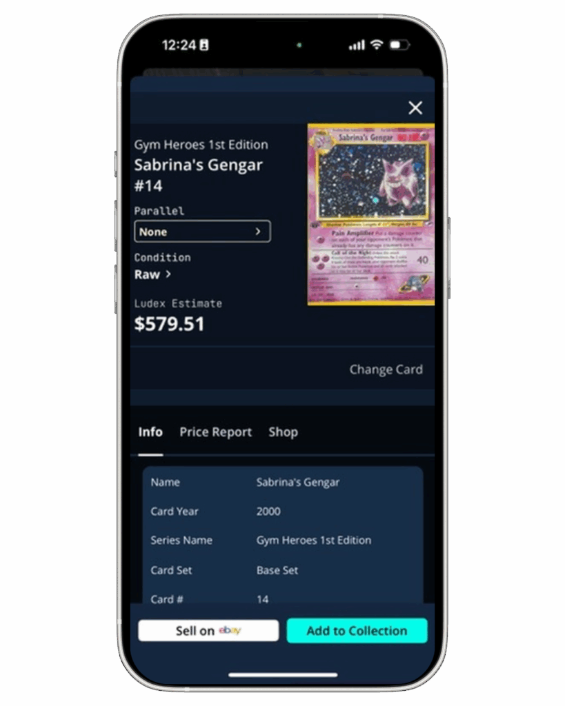 Gym Heroes 1st Edition Sabrina's Gengar #14