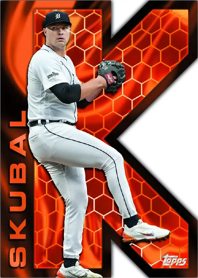 The Best Cards to Look Out for in 2025 Topps Series 2 Baseball 5 Tarik Skubal Topps Series 2 K Zone