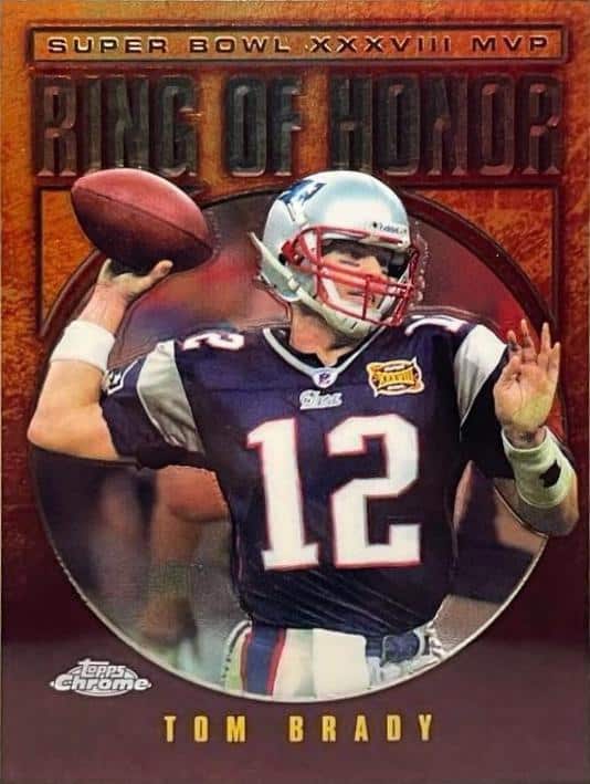 2004 Topps Chrome Ring of Honor RH-38 Tom Brady card