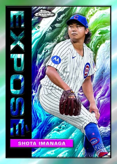 2025 Topps Chrome Baseball Expose Shota Imanaga Insert Card