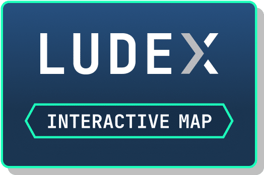 Ludex Interactive Map Logo Plain Condensed