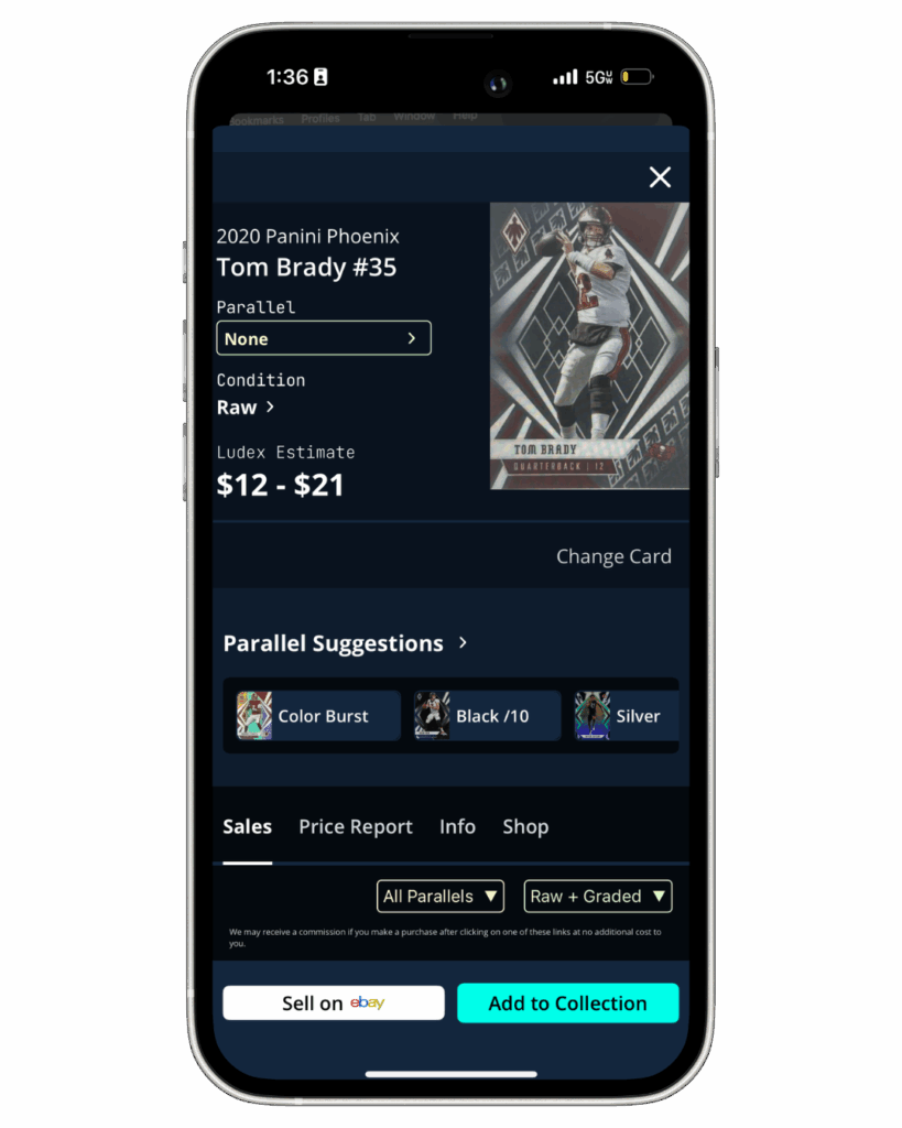2020 Panini Phoenix #35 Tom Brady card