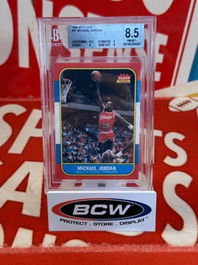 1986 Fleer Michael Jordan BGS 8.5