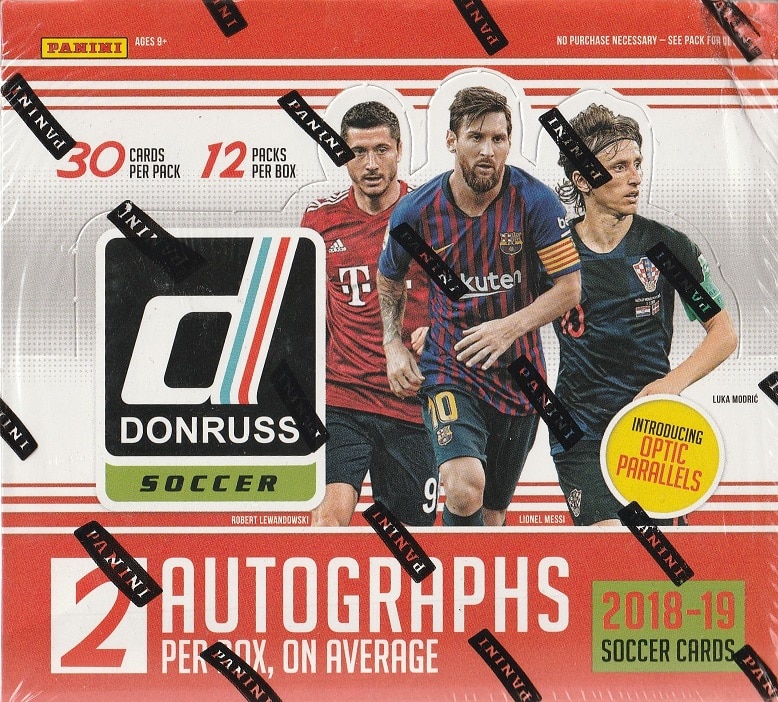 2018 Panini Donruss Soccer Hobby Box