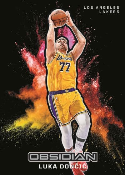 2024 25 Panini Obsidian Black Color Blast Luka Doncic