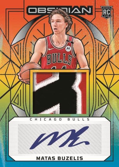 2024 25 Panini Obsidian Rookie Jersey Autographs Matas