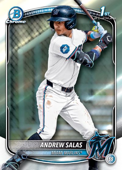 2025 Bowman Chrome Baseball Andrew Salas