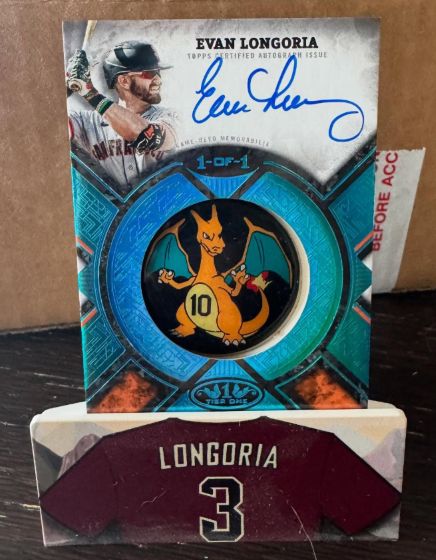 2025 Topps Tier One Evan Longoria Bat Knob 1/1