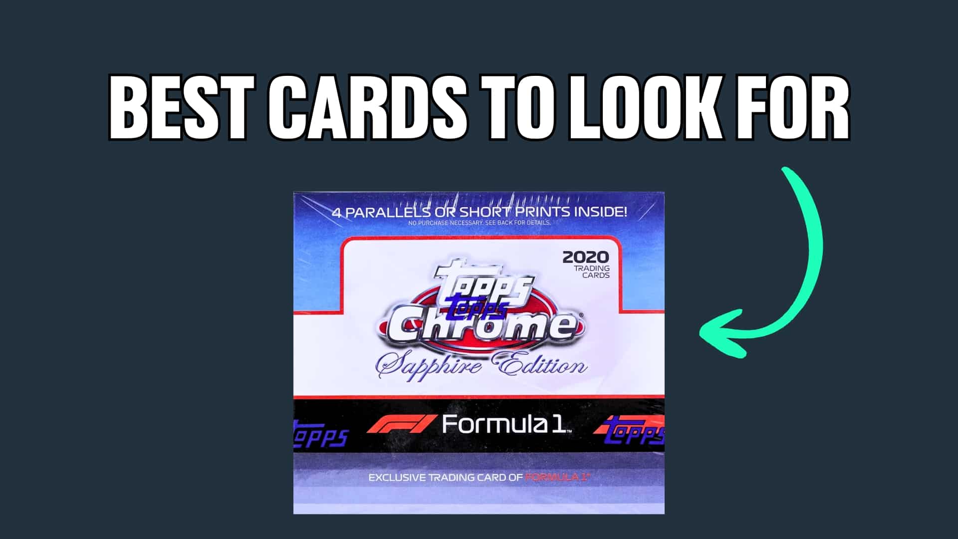 Best Cards To Look For In 2020 Topps Chrome Sapphire Formula 1 Blog Cover Image