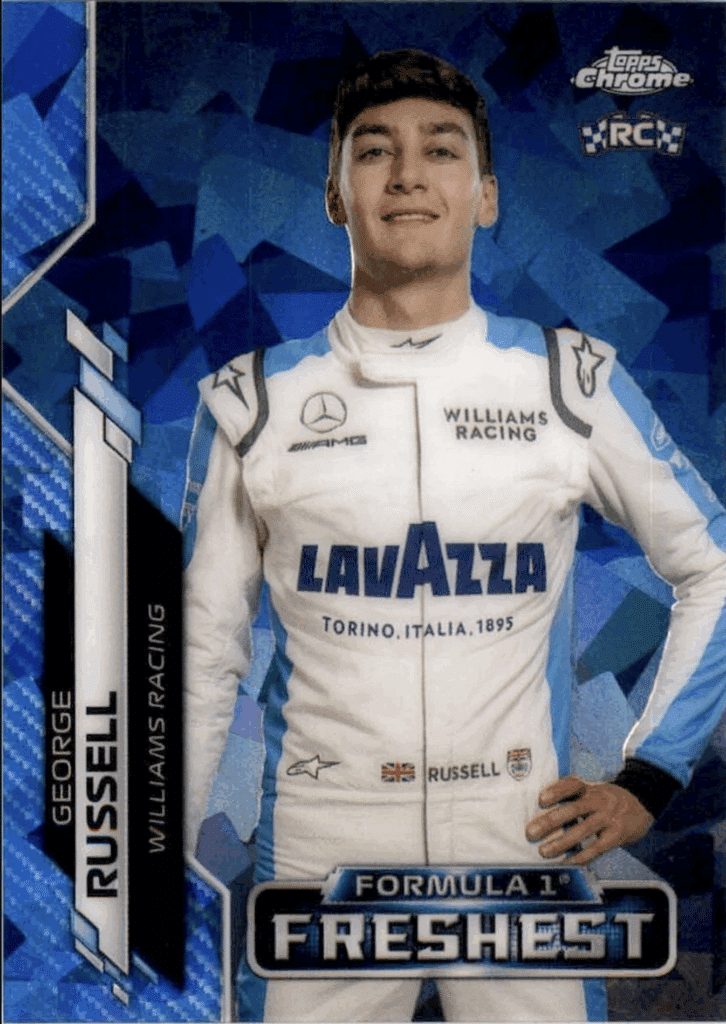 2020 Topps Chrome Sapphire F1 George Russell F1 Freshest
