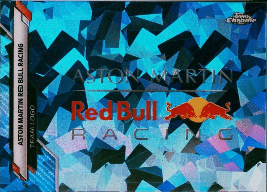 2020 Topps Chrome Sapphire F1 RedBull Team Logo Card