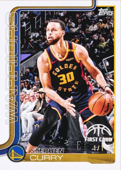 2025 26 Topps Base 1st Card Stephen Curry 1