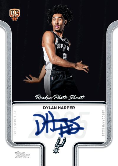 2025 26 Topps Rookie Photo Shoot Autographs Dylan Harper 1