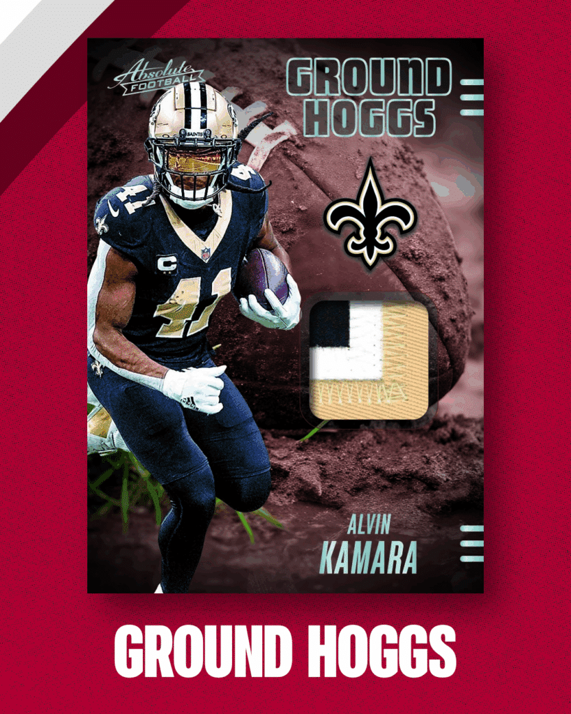 2025 Panini Absolute Ground Hoggs Alvin Kamara