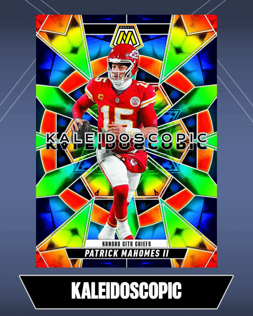 2025 Panini Mosaic Football Kaleidoscopic Patrick Mahomes II