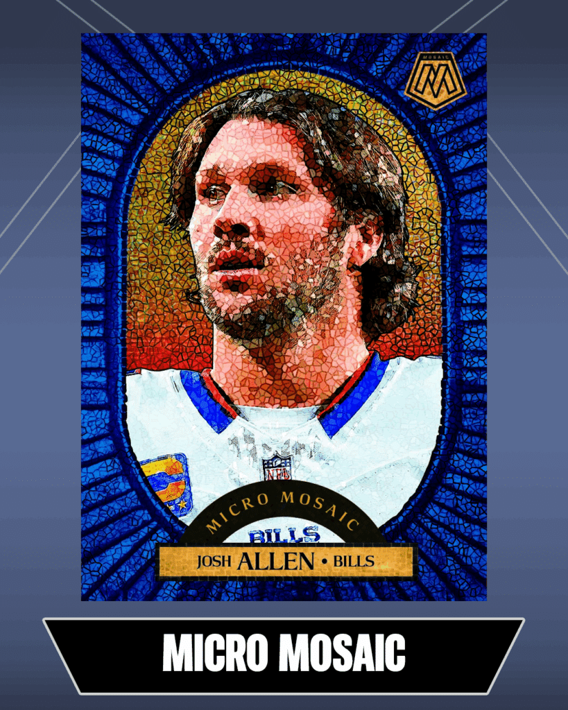 2025 Panini Mosaic Football Micro Mosaic Josh Allen