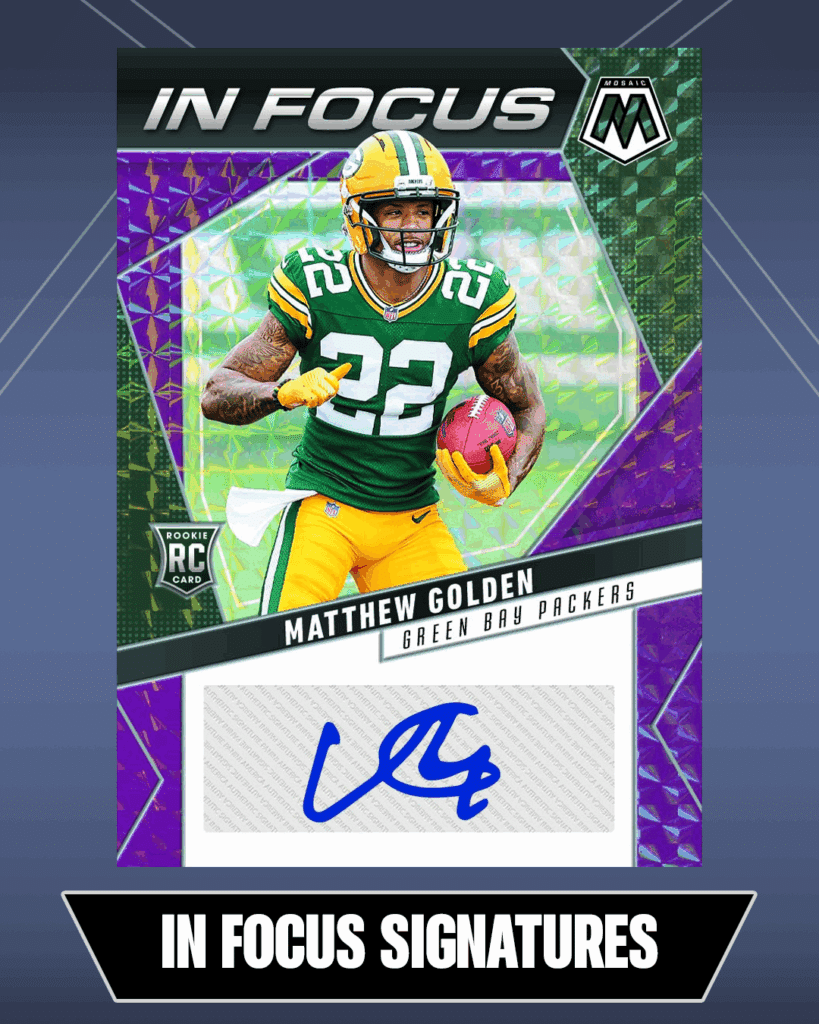 2025 Panini Mosaic Football In Focus Signatures Matthew Golden