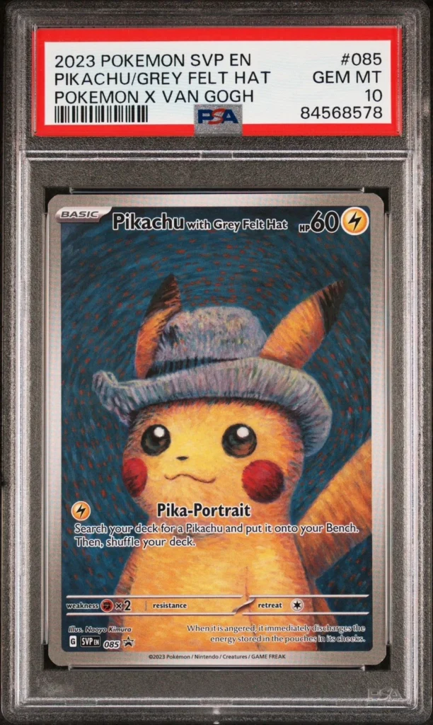 Pikachu Van Gogh Psa 10