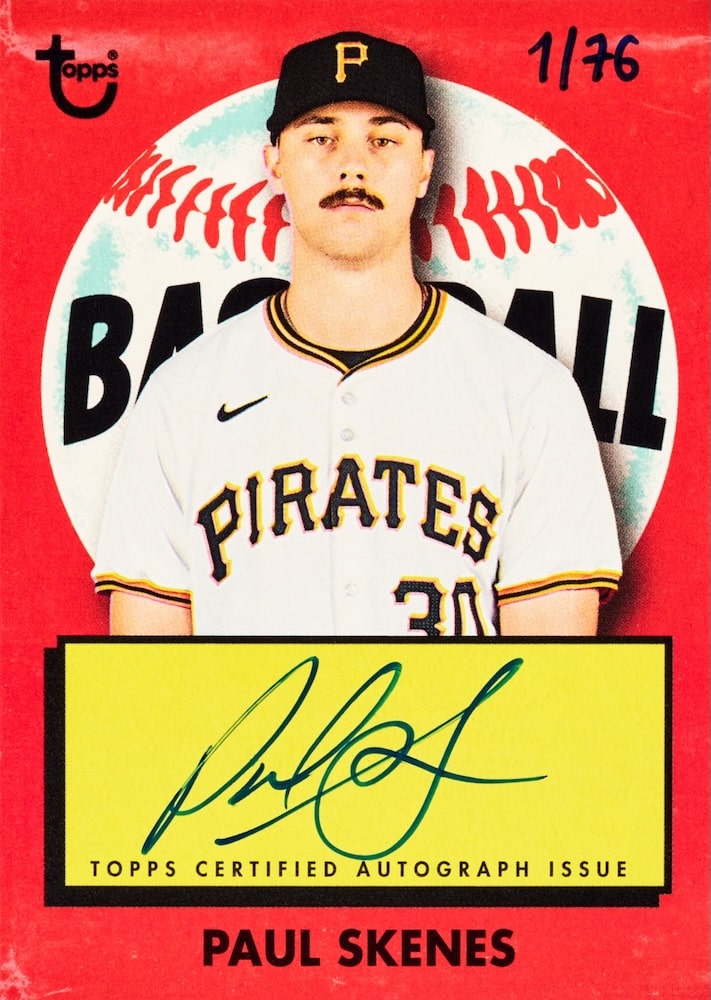 2025 Topps Heritage High Number Baseball, Wax Pack Autographs
