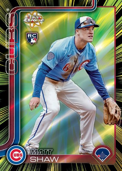 2025 Topps Chrome Update Matt Shaw