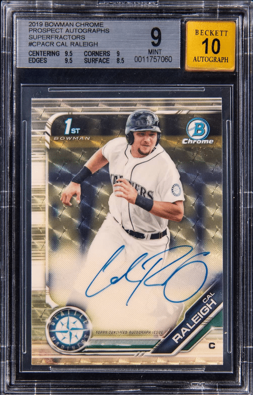 2019 Bowman Chrome Prospect Autographs SuperFractor BGS 9