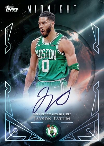 2025 26 Topps Midnight Midnight Sun Signatures Jayson Tatum