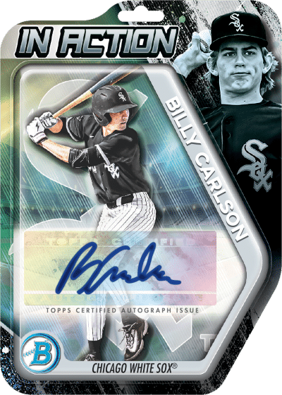 2025 Bowman Draft In Action Dc Autographs Billy Carlson