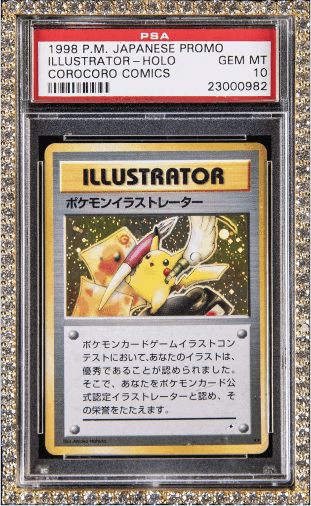 PSA 10 Pikachu Illustrator Card