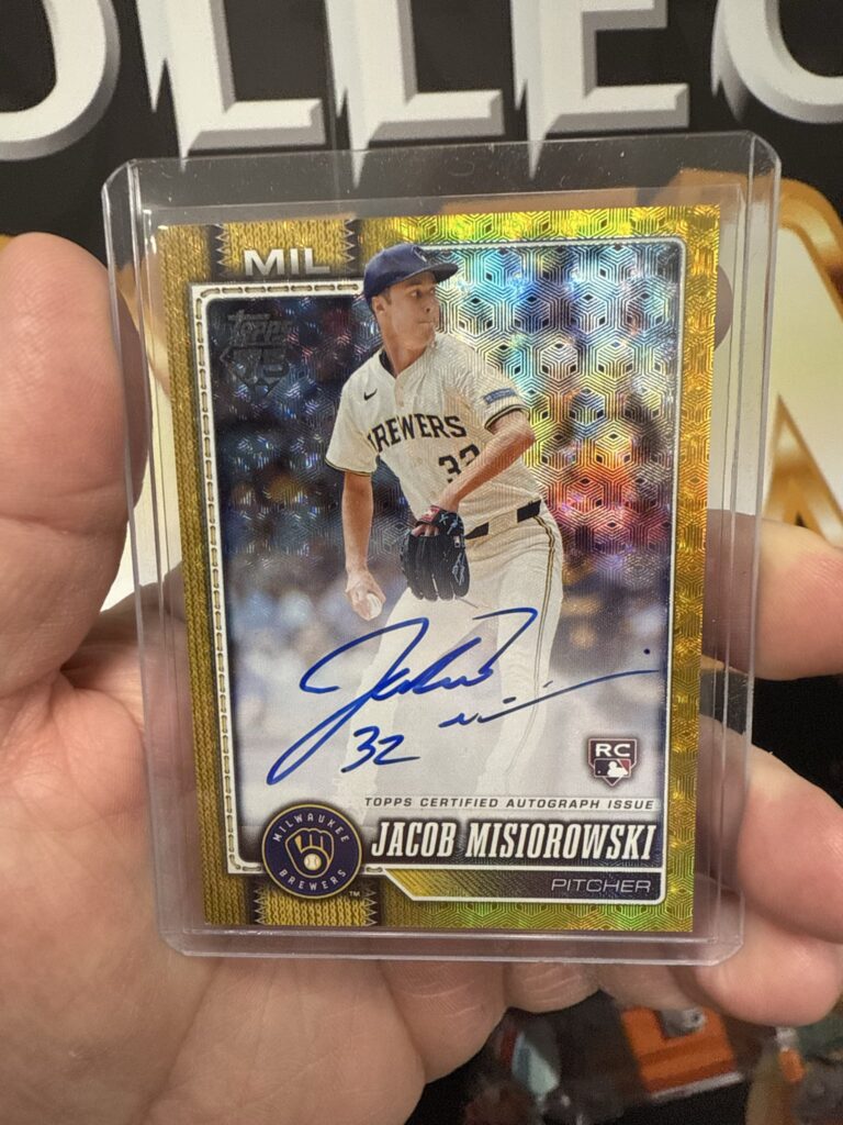 2026 Topps Series 1 Jacob Misiorowski Foilfractor 1/1 Autograph