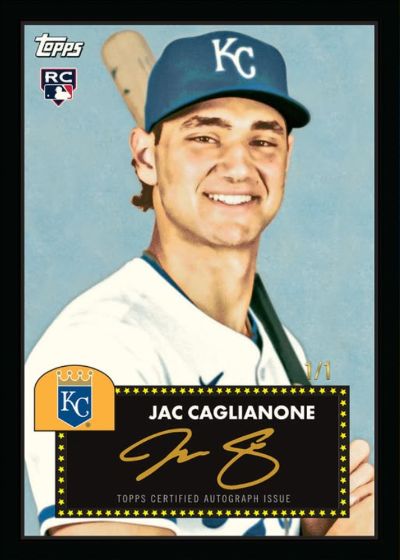 2026 Topps 1952 Variation Auto Gold Jac Caglianone