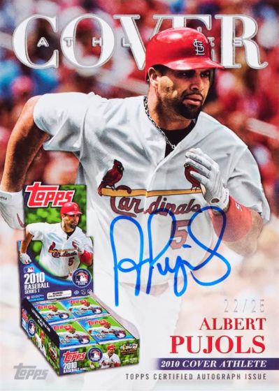 2026 Topps Cover Athlete Autographs Albert Pujols