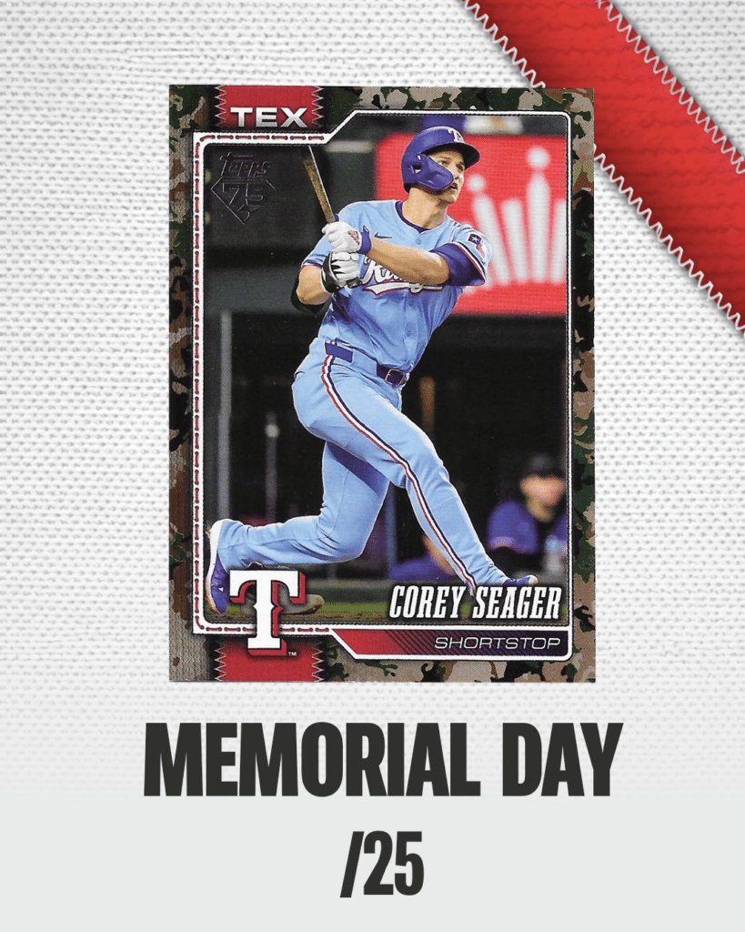 2026 Topps Series 1 Baseball Memorial Day /25 Ludex Blog
