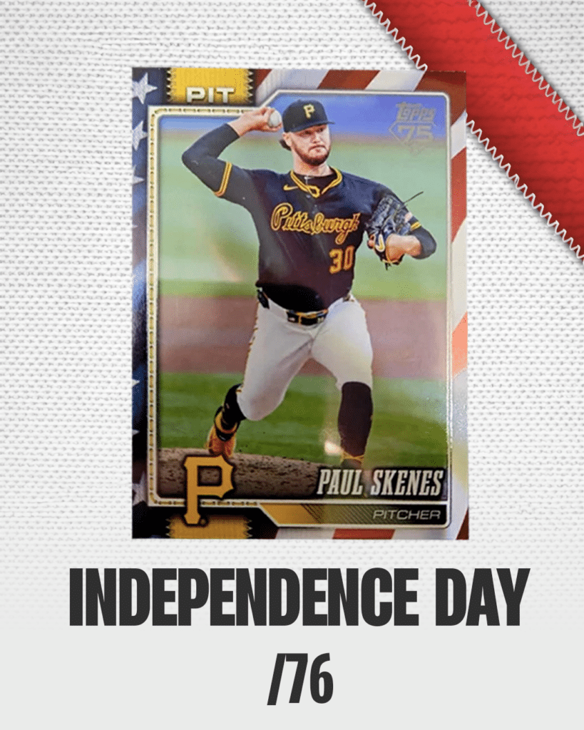 2026 Topps Series 1 Baseball Independence Day /76 Ludex Blog