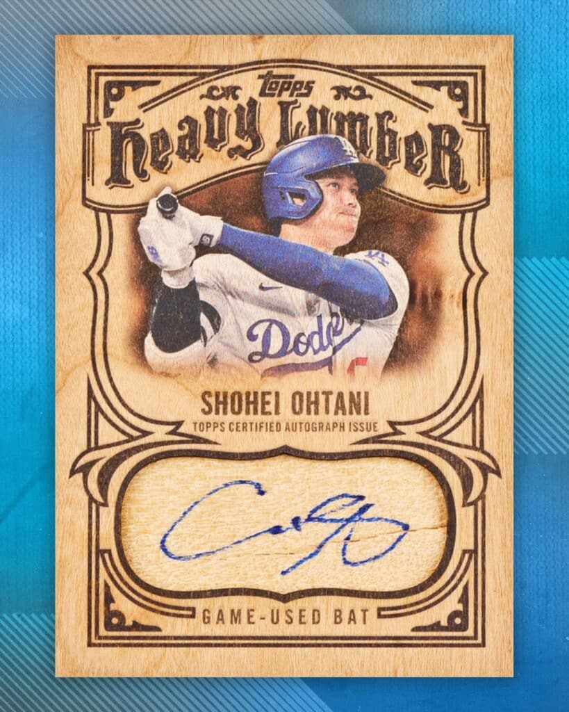 Shohei Ohtani Heavy Lumber Autograph Card