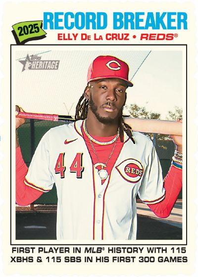 2026 Topps Heritage Base Elly De La Cruz
