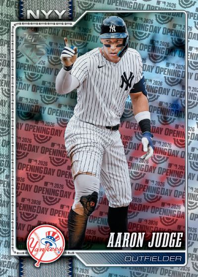 2026 Topps Series 1 Celebration Mega Box Opening Day Foil Aaron Judge