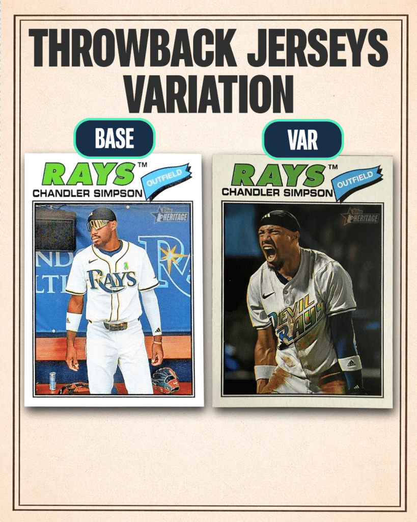 2026 Topps Heritage Throwback Jerseys Variation