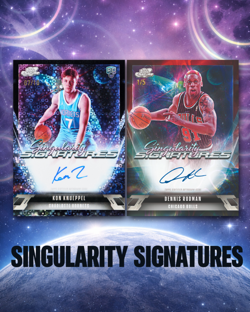 2025 Topps Cosmic Chrome Basketball Singularity Signatures Ludex