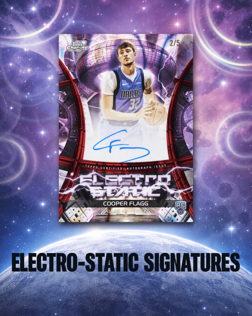 2025 Topps Cosmic Chrome Electro Static Signatures Ludex