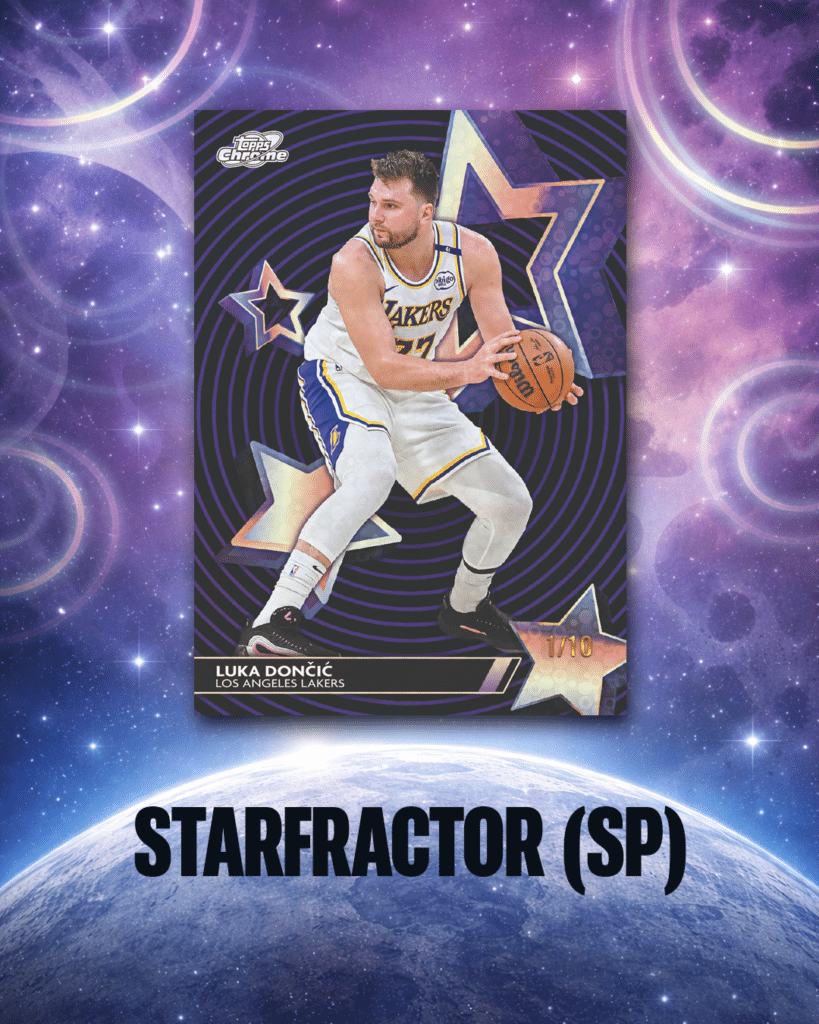 2025 Topps Chrome Cosmic Basketball Starfractor Ludex