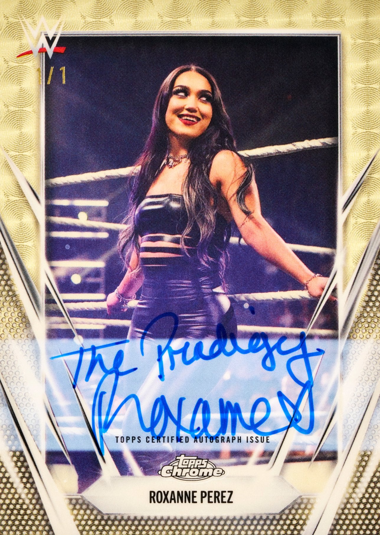 The Best Cards to Look For in 2026 Topps Chrome WWE 19 2026 Topps Chrome WWE Roxanne Perez Superfractor 1/1 Autograph The Prodigy Ludex Blog
